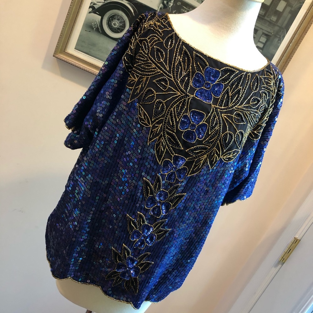 Vintage Sequin Top